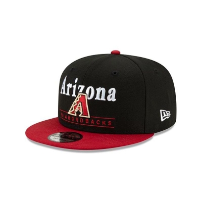 Arizona Diamondbacks Gorra | New Era MLB Two Tone Retro 9fifty Snapback Cap Mexico - Negros